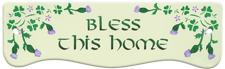 Irish Bless Large Holder